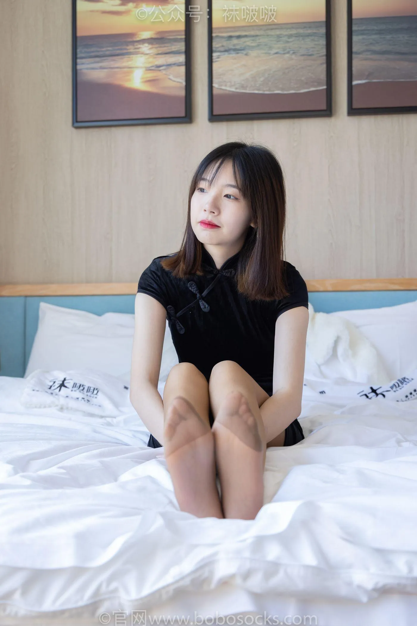 [BoBoSocks袜啵啵]NO.035 小甜豆-平底鞋、薄灰丝、薄咖啡丝 [133P]插图3